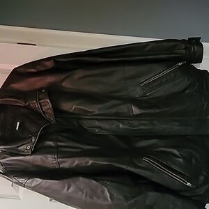 Kingsize mens 4xl genuine keather jacket